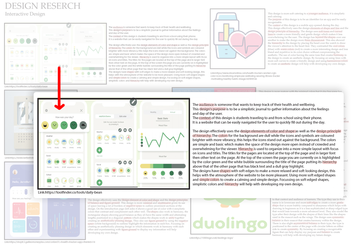Student design research example 1