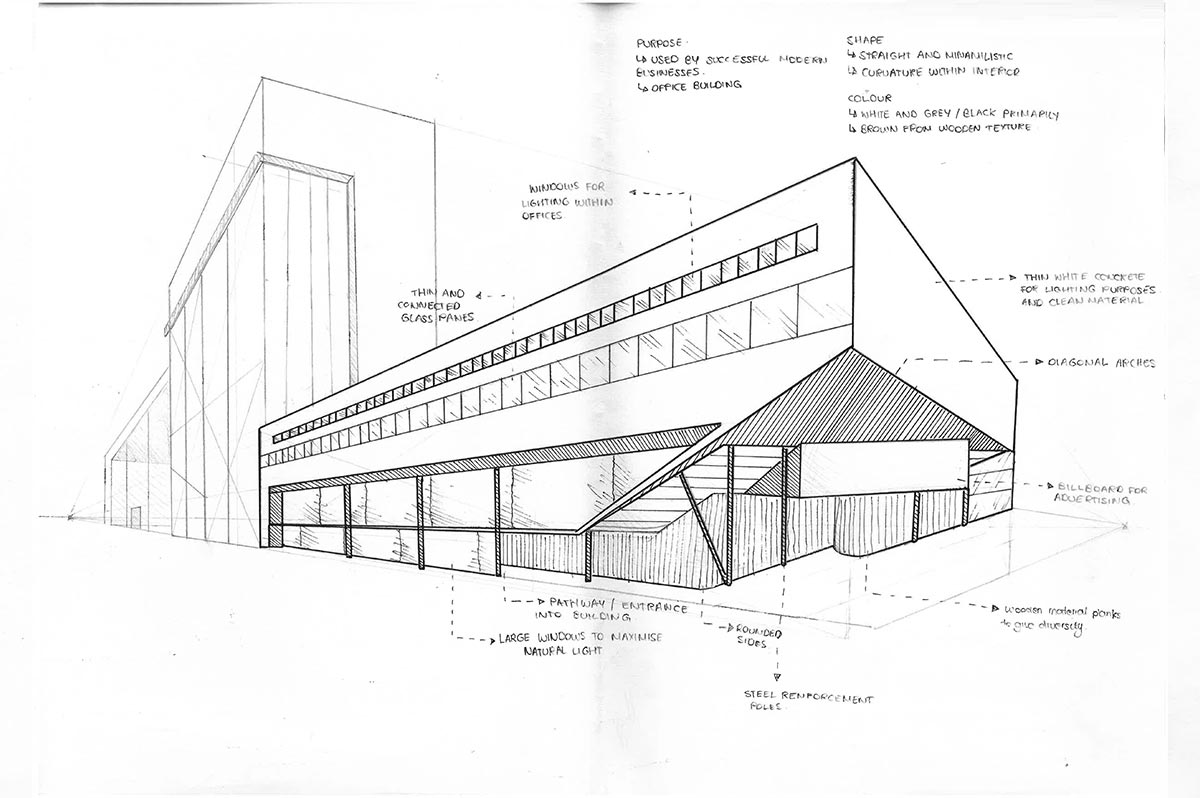 Task 2 student observational drawing example 2