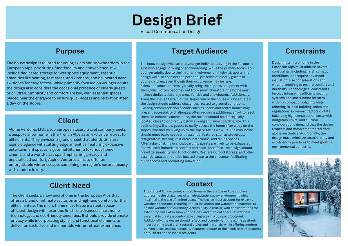 Task 3 student design brief example 1
